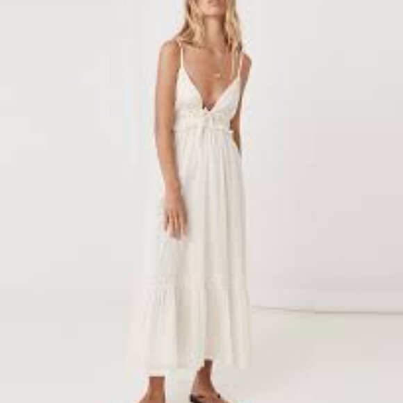 Spell & the Gypsy Collective Magnolia Soiree Dress in Antique White - Picture 10 of 12